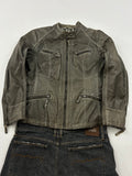 Leder Jacke