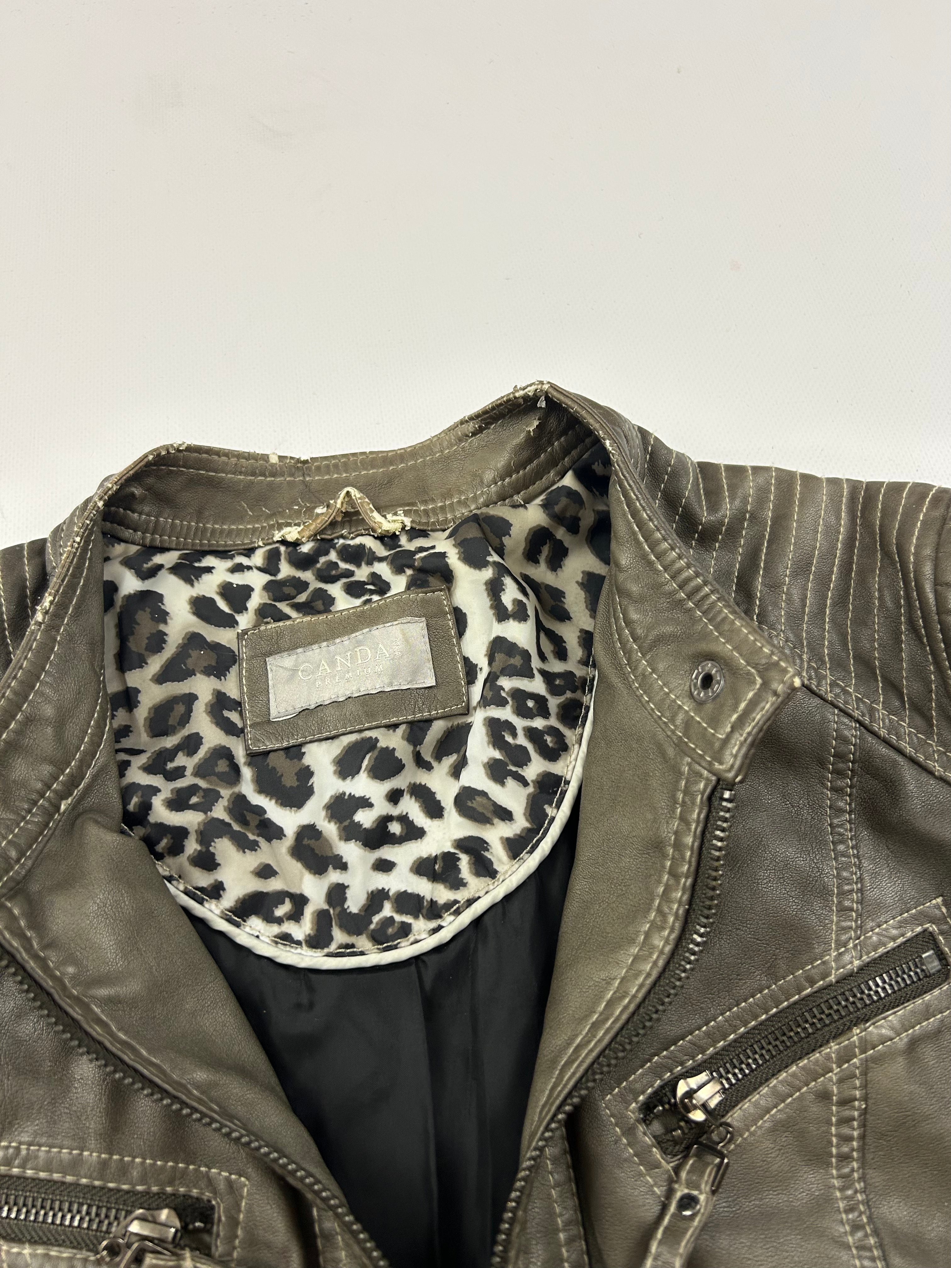 Leder Jacke