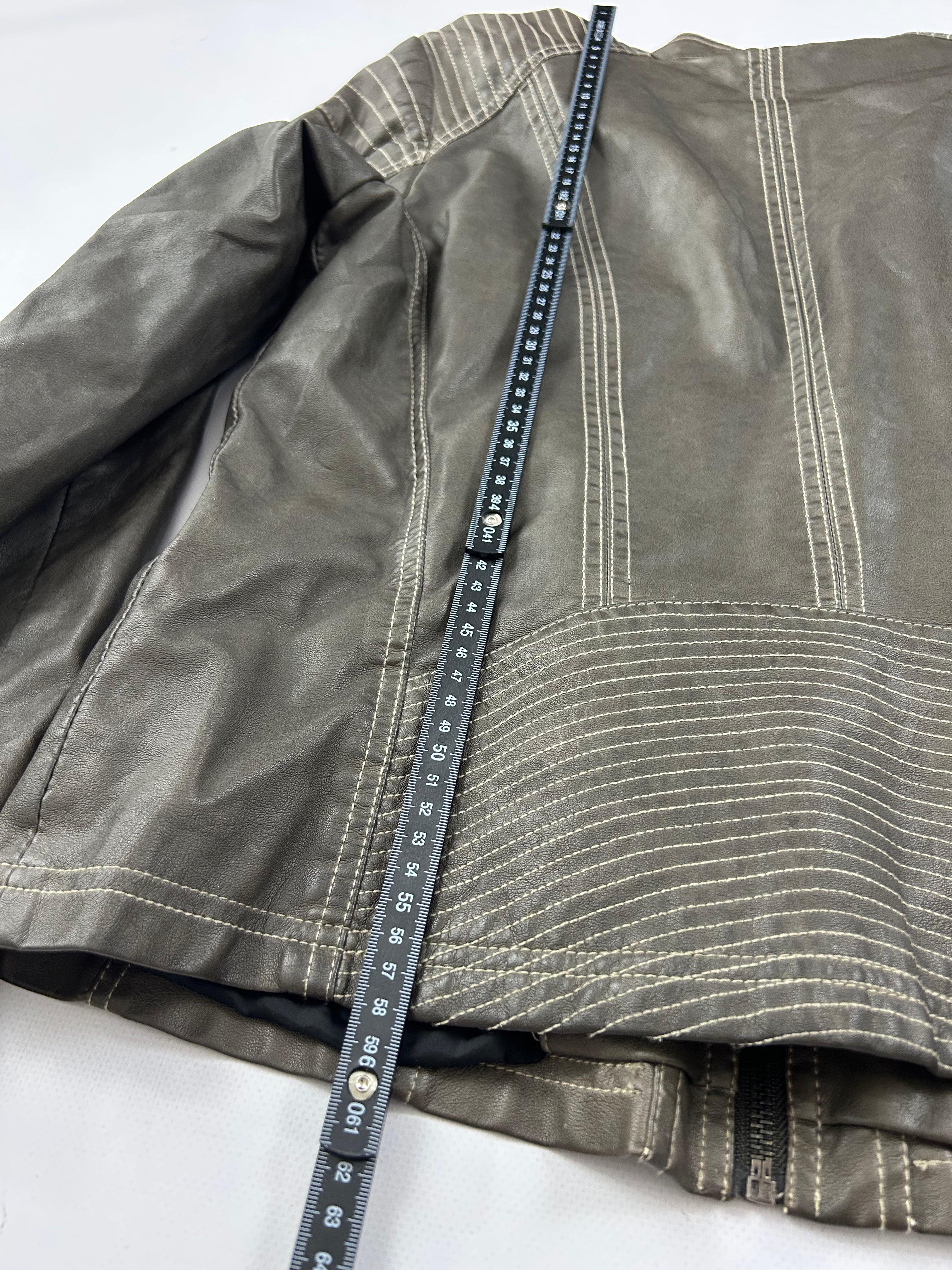 Leder Jacke