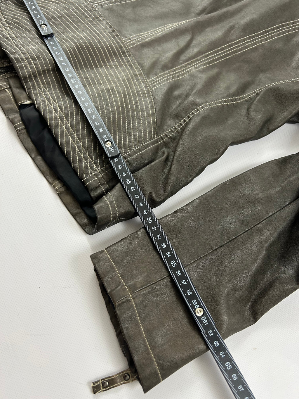 Leder Jacke